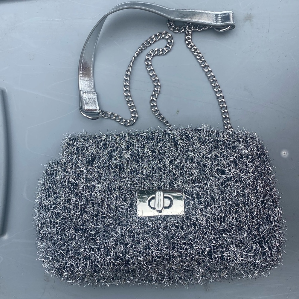 H&M shoulder sparkle purse